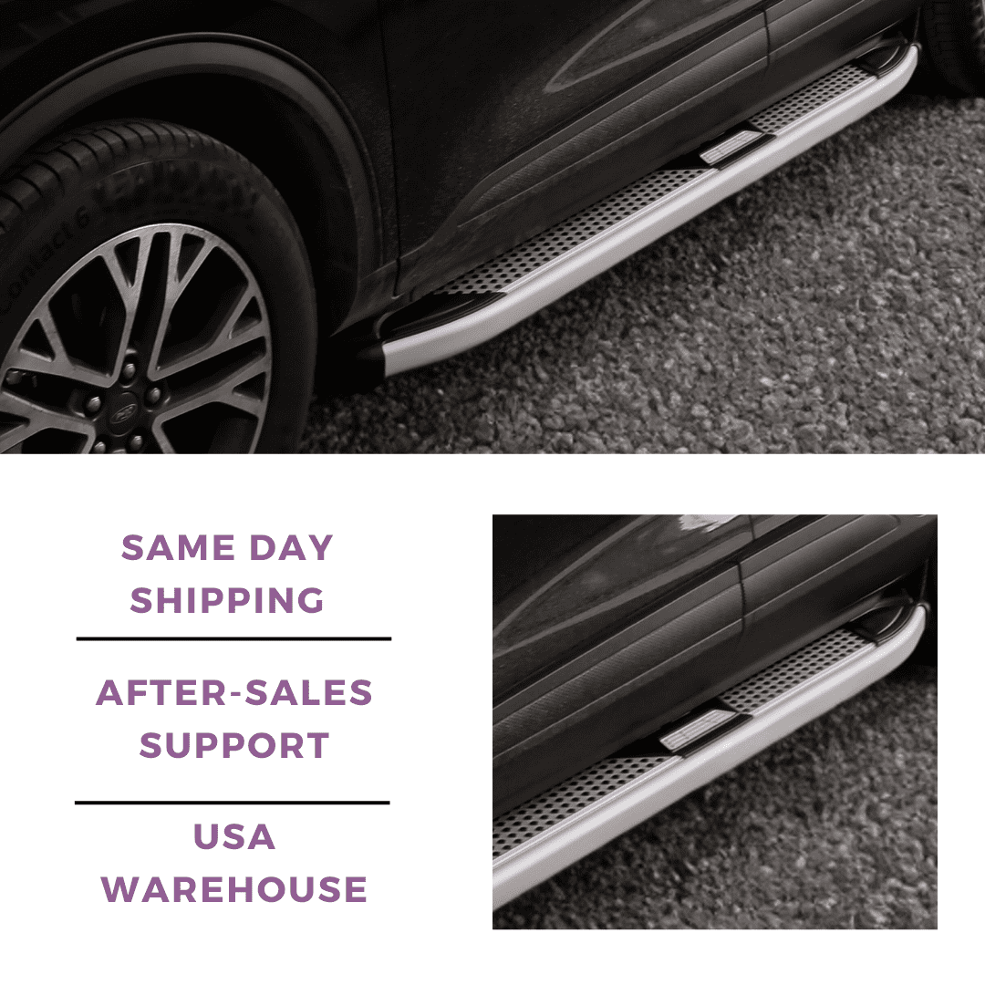 Erkul 5.2" Running Boards for Outlander Sport 2011-2025 - 350 lb Heavy Duty Aluminum Wide Side Steps Nerf Bars | No-Drill Installation | Mounting Brackets Included - Silver