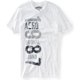 thumbnail image 1 of Aeropostale - Camiseta gráfica para hombre, color blanco, grande, 1 of 1