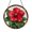 Acrylic 3.5 Inch, variant on Tropical Floral Window Hanging – Glass Style Art