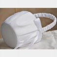 thumbnail image 4 of 2X Romantica Ceremonia de Boda del Bowknot Blanco Satinado Nina de Las Flores del Partido Basket, 4 of 9
