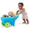 Step2 Springtime Wheelbarrow Blue Plastic Toy for Kids Ages 18 months to 5 Years