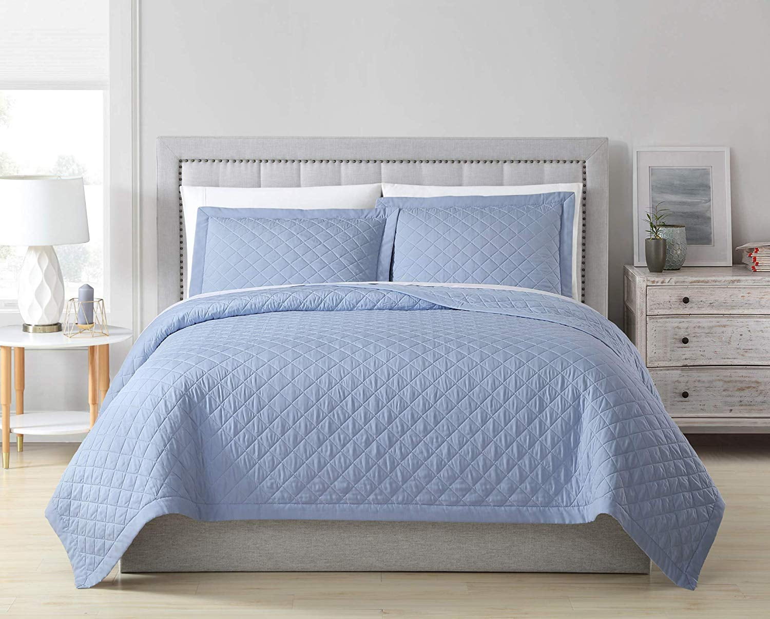 Chezmoi Collection Owen 2Piece Bamboo Fiber Cooling Blanket Set