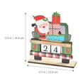 thumbnail image 2 of ADDHAT Red Wood Countdown Calendar For Christmas And Shopping Mall 1 Set 5.5x4.7x1.4in, 2 of 8