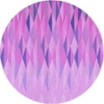 thumbnail image 1 of Ahgly Company Indoor Round Patterned Violet Purple Area Rugs, 8' Round, 1 of 6