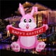 thumbnail image 5 of Muñeco De Conejito De Pascua Feliz Inflable De 1,5 M, Figura De Luz Nocturna Led Para Patio, Decoraciones Decorativas Para Fiestas En El Jardín Al Aire Libre Guardurnaity HA022647-00, 5 of 7