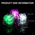 thumbnail image 5 of CIYISON 12 Set LED Ice Cube for Drink Luminous Ice Tray for Beverages Jewelry Party Decorations Essential Colorful Barwares, 5 of 8