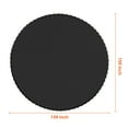 thumbnail image 2 of KFFKFF Trampoline Jumping Surface, Suitable for 15ft Structure, All-Purpose 15ft Circular Trampoline Mat, Strengthened Sun-Resistant Material with Spring Device & Robust V-Loops, 2 of 9