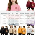 thumbnail image 3 of NAISIBABY Girls Christmas Sweatshirt (2-12T), Long Sleeve Crewneck Fleece Lined Kids Fashion Festival Tops Wine 6T, 3 of 7