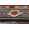 thumbnail image 5 of Rizzy Rugs Southwest Area Rug SU2008 Gray Blue Jagged Shapes 2' 6" x 10' Rectangle, 5 of 5