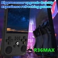 thumbnail image 5 of Consola de Juegos Portátil Retro R36MAX de 128 GB y Pantalla IPS de 4,0 Pulgadas. Reproductor de Vídeo Portátil de Bolsillo Compatible con para Más de 30 Emuladores A, 5 of 5