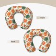 thumbnail image 3 of KLL Autumn Pumpkins Pattern Memory Foam Cervical Neck Pillow Versatile U-Shaped Pillows for Home/Office/Camping/Travelling/Soft Washable Cover, 3 of 8
