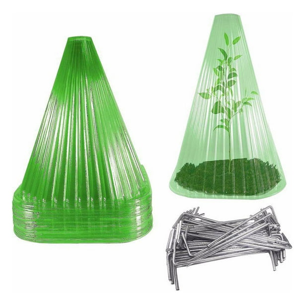 Toystoory 10 Uds ABS protección eficaz de las plantas con campanas de jardín adecuadas para todo tipo de plantas que ayudan al crecimiento Jardín y Patio