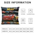 thumbnail image 5 of SHERONV Lightning McQueen Graphic Decorative Throw Pillow Cover for Home Couch Living Room Bed Sofa Square Pillow Covers 1PC 20x20in, 5 of 5