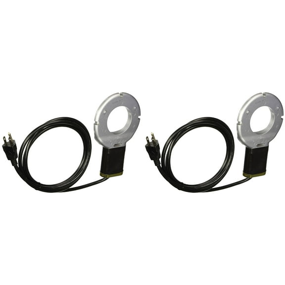 Farm Innovators 150W Chicken Waterer De-Icer for Poultry Fountains (2 Pack)