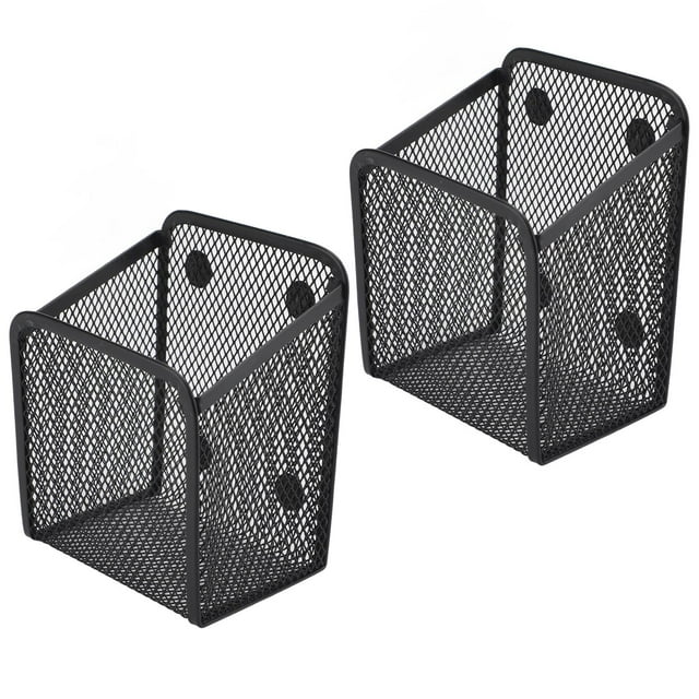 Support de Marqueur Effaçable à Sec, Organisateur Multifonctionnel en Maille Métallique pour Rangement d'Ustensiles de Réfrigérateur Tableau Effaçable à Sec