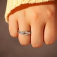 thumbnail image 3 of To My Best Friend 'sisters By Heart' Knot Ring And Heart Warming Message Card, 3 of 3