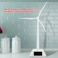 thumbnail image 4 of Pequeño molino de viento solar de turbina de viento molino de viento con energía solar juguete de molino de viento decoración del hogar para el hogar de la oficina ANGGREK Otros, 4 of 8