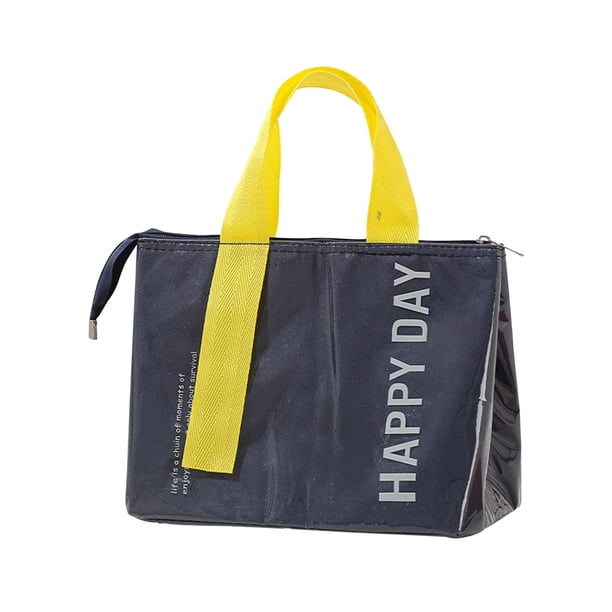 Bolsas bento de dopamina para trabajadores con almuerzo, bolsa aislante de gran capacidad para almuerzo, bolsa aislante de aluminio grueso para acampar al aire libre.