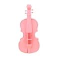 thumbnail image 3 of Violin Shaped Silicone Pencil Case, Zipper Stationery Pouch, Waterproof Soft Storage Bag, Unique Musical Theme Organizer for Office, Desk Decor, Makeup and Daily Small Accessories Storage, 3 of 7