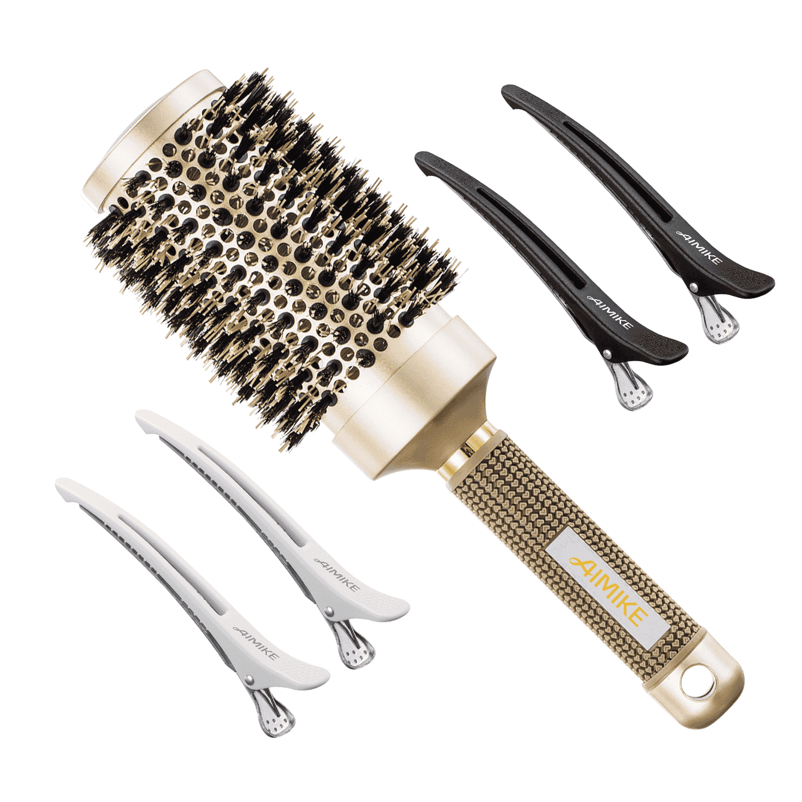 Goody Heat 101 Large Thermal Round Brush - Black and Gold Goody Large Thermal Round Brush - Faster Drying for  main image 3