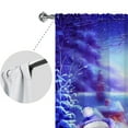 thumbnail image 6 of Innerwin Xmas Blackout Window Curtain Slot Top Printed Window Treatments Rod Pocket Window Drapes Style E W:42''x L:91'', 6 of 6