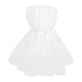 thumbnail image 3 of UPPADA Womens Tulle Dress Short Puffy Prom Dress Sleeveless Wrap Dress Fluffy Dress with Bow Tie Strapless Mesh Birthday Fairy Dresses Cocktail Party Gown Sale, 3 of 5