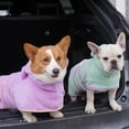 thumbnail image 3 of Adjustable Hooded Bathrobe for Dogs Cat Bath Towel Swimming Towel Grooming Towel, 3 of 18