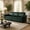 Green, variant on Chesterfield Sofa, 93.7" King Pull Out Sofa Bed, 3-in-1 Faux Leather Convertible Sleeper Sofa with Nailhead Trim & Rolled Arm, Multi-Functional Sofa Bed for Living Room Apartment Office, Beige+White