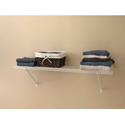 Closetmaid 3ft Multi Purpose Storage Vinyl Coated Wire Single 1 Shelf Kit White Home Decor Walmart Com Walmart Com