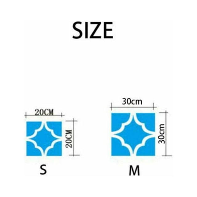 Pegatinas de pared con espejo acrílico estéreo en forma de S azul para decoración de fondo de TV de dormitorio