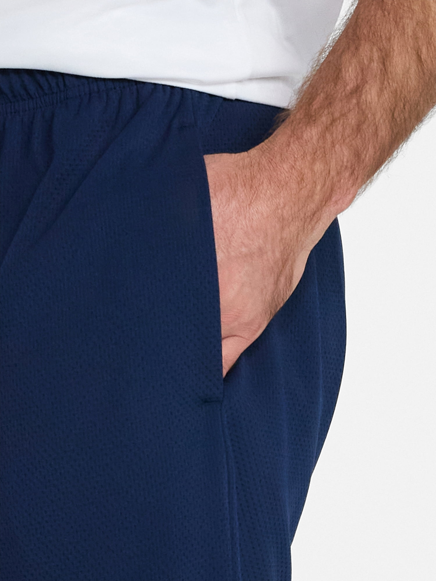 Athletic Works Men's and Big Men's Essential Active Shorts, 9" Inseam, Sizes S-3XL