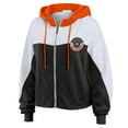 thumbnail image 2 of Women's WEAR by Erin Andrews Black Cincinnati Bengals Plus Size Color Block Full-Zip Hoodie, 2 of 5