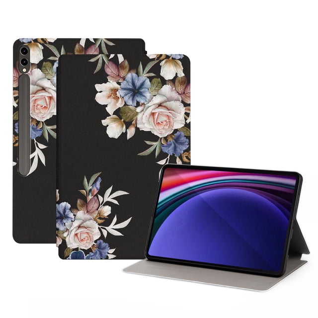 Funda para tablet Nuouxoco Galaxy Tab S9 Plus 12.4" de cuero PU