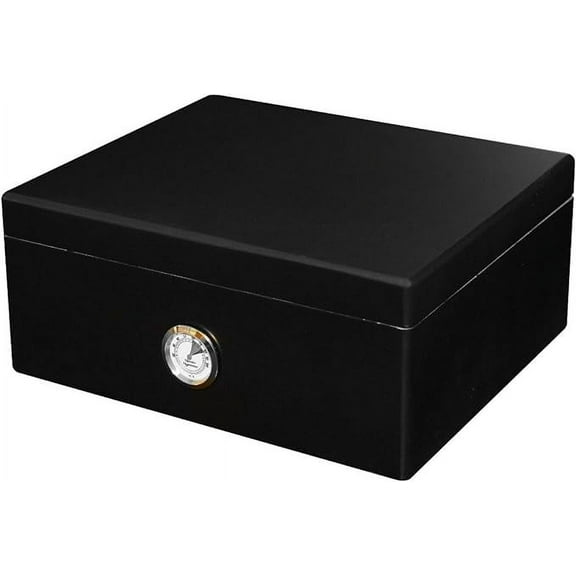 Humidor Supreme 50 Cigar Rembrandt Humidor, Black