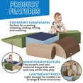 thumbnail image 3 of Ressources pour la Petite Enfance ELR-12683F-ET Softzone Escalade & Crawl Jeu Set&44; Terre, 3 of 11
