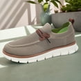 thumbnail image 4 of Zapatillas de deporte de malla para hombre Zapatillas sin cordones Mocasines casuales transpirables para el trabajo y negocios, 4 of 9