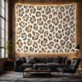 thumbnail image 6 of Leopard Print Spots in Neutral Safari Pattern Cozy Rustic Style for Animal Print Lovers Wildlife Decor Housewarming Gift Tapestry Wall Hanging for Bedroom, Living Room and Dorm, 6 of 7