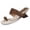 Brown, variant on Willtoo Women’s Kitten Heels Polka Dots Flip Flops Slip On Open Toe Low Heels