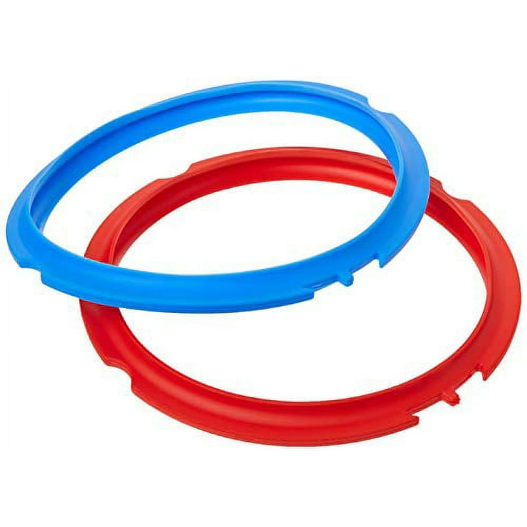 Instant Pot 2-Pack Sealing Ring Mini 3-Qt, Inner Pot Seal Ring, Electric Pressure  Cooker Accessories, Non-Toxic, BPA-Free, Replacement Parts, Red/Blue 