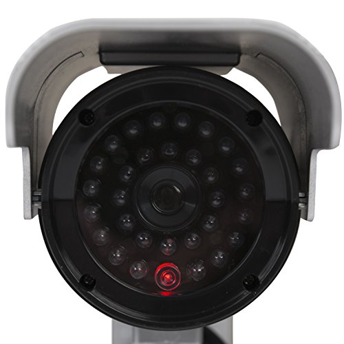 Sunforce 82340 Solar Fake Security Camera with Blinking Light Walmart