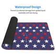 thumbnail image 5 of Extra Large Mouse Pad, Usa America Stars Pattern Desk Mat - Square Mouse Pad Non-Slip Rubber Base Mouse Pad for Desktop, Laptop, 29.5 x 15.8 inch, 5 of 8