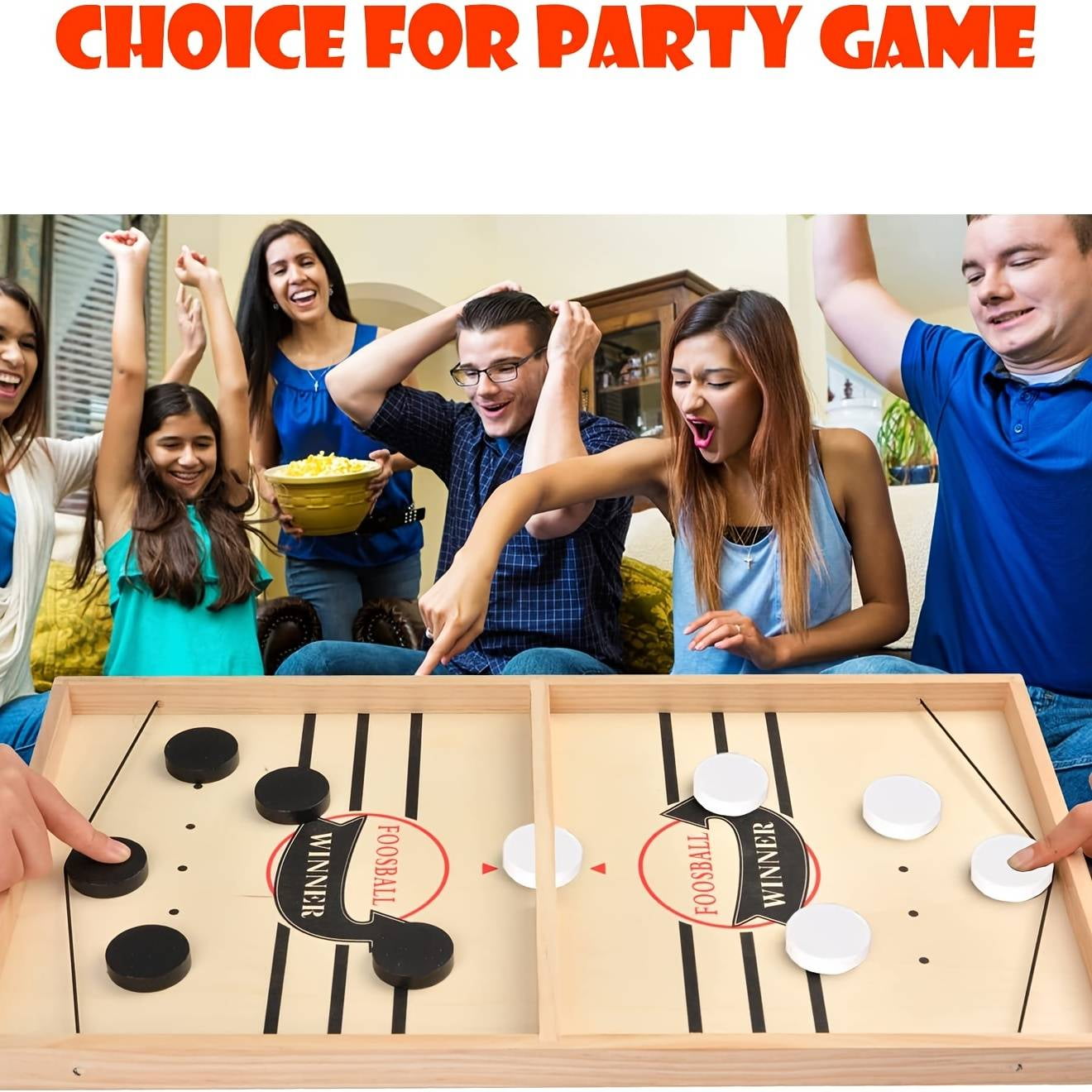 Fast Sling Puck Game Juego De Mesa De Hockey De Madera Juego | Cuotas Fast Sling Puck Game Juego De Mesa De Hockey De Madera Juego | Cuotas