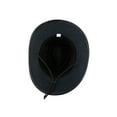 thumbnail image 3 of Unique Bargains Unisex Faux Leather Adjustable Neck Strap Western Style Sunhat Cowboy Hat Black, 3 of 4