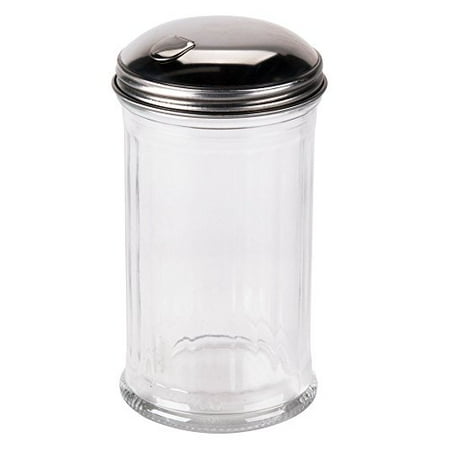 12 Ounce Glass Pourer - Tzipco's Flip Cap Glass Sugar Dispenser 12 Ounce
