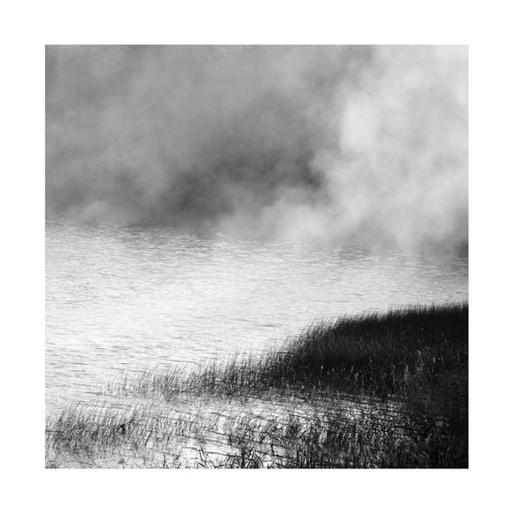 Trademark Fine Art Poul-Erik Riis Lake In Fog 2021 Canvas Wall Art