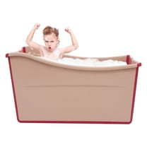 Home Portable Bathtub,Foldable Mini Bathtub for Children,Kids Folding Water Tub Sauna Spa Soaking Bath Bathtub Collapsible Bathtub -39.63gal