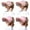 color mixing2, variant on TELOLY 4Pcs Mens Hat,Retractable Design Cowboy Hats for Women,Breathable Open-Top Cowboy Hat Men,Color Mixing1,4