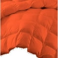 thumbnail image 3 of DNG Creations 1 Piece Pom Pom Box Design Comforter 550 GSM All Season White Vintage Pom-Pom Fringe ( Oversized Queen Size ) 100% Egyptian Cotton, Solid Orange Colour, 3 of 5