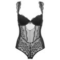 thumbnail image 4 of Traje de baño de una pieza semitransparente de encaje sexy y seductor personalizado para mujer, 4 of 4