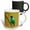 Multicolor, variant on 3drose, Costa Rica. Male Green Honeycreeper on Limb., 11oz Two-tone Black Mug